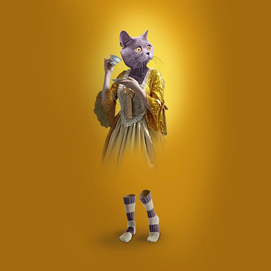 Personnage hybride (photomontage) composé pour la sélection régionale des troupes de théâtre au festival d'Avignon 2015.
