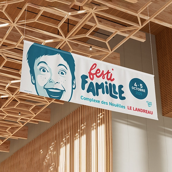 Signalétique pour Festi'famille 2025