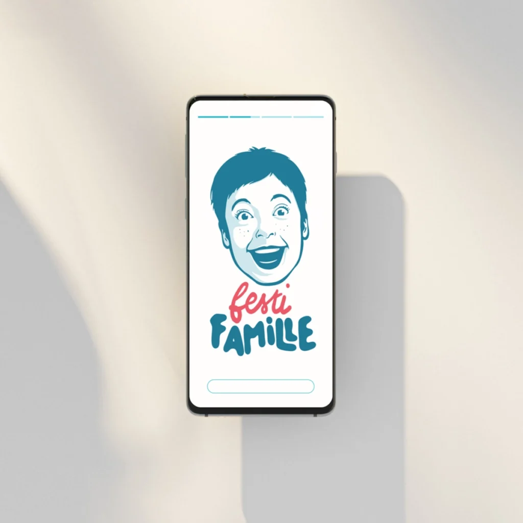 Visuel de Festi'Famille 2025 sur un smartphone