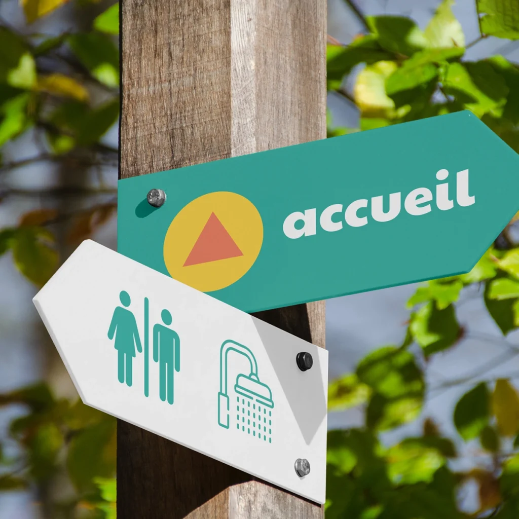 Signalétique pour la Clairière