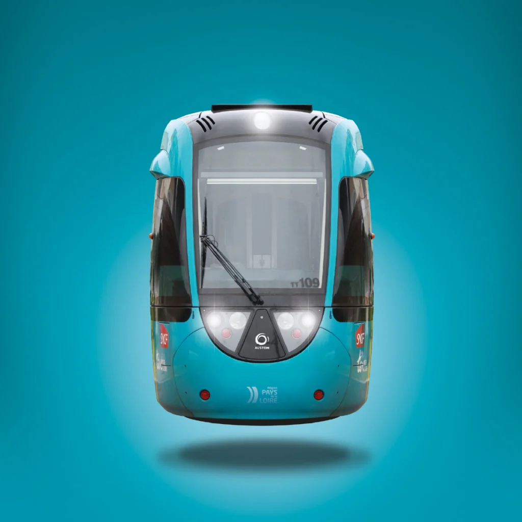 Visuel du tram train Nantes Châteaubriant